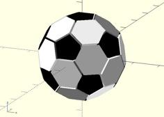 Soccer Polyhedron 3D Printer Model