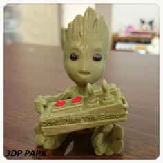 Baby Groot 5-1 (Don’t Push This Button) 3D Printer Model