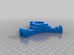 Horizontal Spool Holder With 608zz Bearings 3D Printer Model