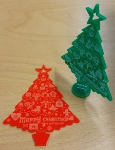 Laser Cut Christmas Tree Decoration – Tree-shape Ornament