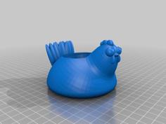 Chicken Egg Cup 3D Printer Model