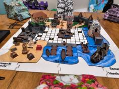 Dungeons And Dragons Clue 3D Board 3D Printer Model