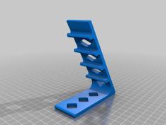 Adjustable Height Phone Stand 3D Printer Model