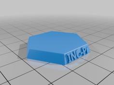 BattleTech Named Magnetic Hex Bases 3D Printer Model