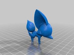 Fennekin 3D Printer Model