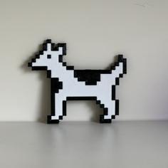 Susan Kare Dogcow 3D Printer Model