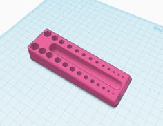 Allen Wrench Holder Gridfinity 3D Printer Model