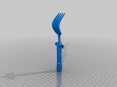 Kylo Hungry Fork Saber 3D Printer Model