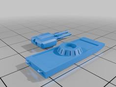 Coastal Defense Battery 3D Printer Model