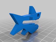 Poop Bag Holder (used) Shark Theme 3D Printer Model