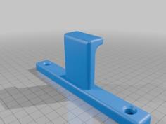 Mountable Headphone Stand 3D Printer Model