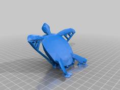 Honu Sea Turtle Low Poly 3D Printer Model