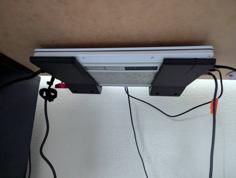 Under Desk Laptop Mount For Ikea Linnmon Desks 3D Printer Model