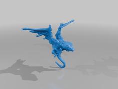 Crested Dragon- Remixed From Spuzzle 3D Printer Model