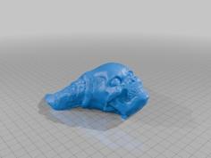 Skull For Nerf Dart Hopper 3D Printer Model