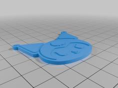 Kuromi Keychain 3D Printer Model