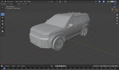 2024 Hyundai Santa Fe 3D Printer Model