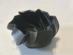 Spiral Ridged Bowl 3D Printer Model