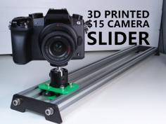 3D Printed $15 Camera Slider 3D Printer Model