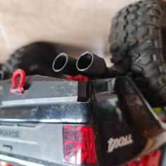 1/10 Scale TRX-4 Sport Exhaust 3D Printer Model