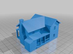 N Scale Grandmas Farm House 3D Printer Model