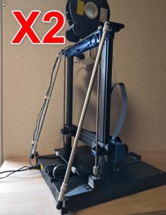 Ergänzung, Sidewinder X2, Z, Achse, Verstrebung, Arretierung, Justierung 3D Printer Model