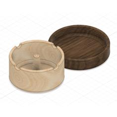 Ashtray With Lid 3D Printer Model