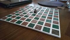 (Modular) Square-Tiled Tabletop Board 3D Printer Model