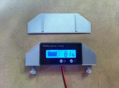 Battery Voltmeter Housing Cover Mount 3D Printer Model