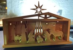 Christmas Nativity / Manger Scene 3D Printer Model