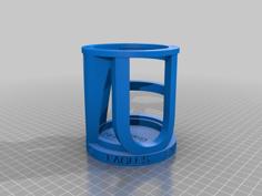 Eastern Washington University Pencil Holder 3D Printer Model