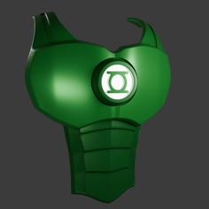 Green Lantern Cosplay Chest Piece 3D Printer Model