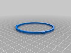 Bullet Mixer Adapter Ring 3D Printer Model