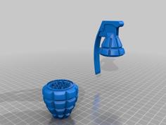 Grenade Grinder 3D Printer Model