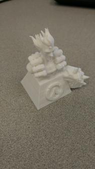 Junkrat Bust And Stand 3D Printer Model