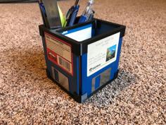 Floppy Disk Box W/ Divider 3D Printer Model