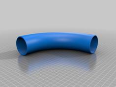 60mm 90° Bend 3D Printer Model