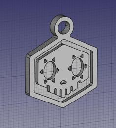 Sombra Keychain 3D Printer Model