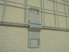 Customizable Mesh Panel Wall Mount With Stapler 3D Printer Model