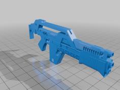 1/6 Scale Pulse Rifle 3D Printer Model