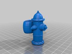 Fire Hydrant Neckerchief Slide (woggle) 3D Printer Model