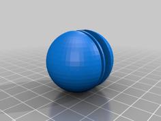 Single Piece Spherical Bobber 3D Printer Model