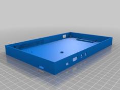 Carcasa Slim Para La Xberry-Pi 3D Printer Model