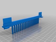 Gel Comb For Making Round Wells 3D Printer Model