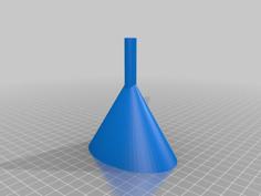 Narrow Funnel 3D Printer Model