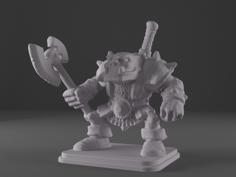 HeroQuest – Orc GRAK ULAGSON 3D Printer Model