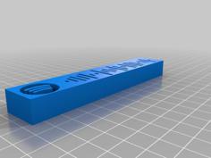 Humors Of Whiskey Spotify Keychain (rough) 3D Printer Model