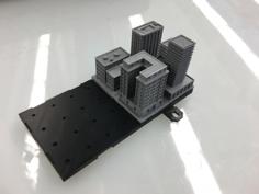 Modular Miniature Model Buildings (Based On Geocraper) 3D Printer Model