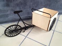 Laser Cut Christiania Boxcycle Scale Model