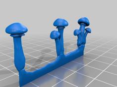 Keyboard Mushrooms 3D Printer Model